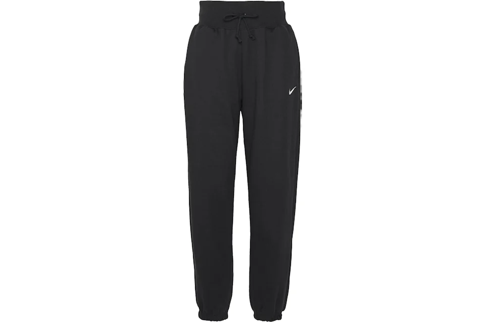 Nike Women's Phoenix Fleece High-Waisted Oversized Sweatpants Black/Sail -  FW23 - US