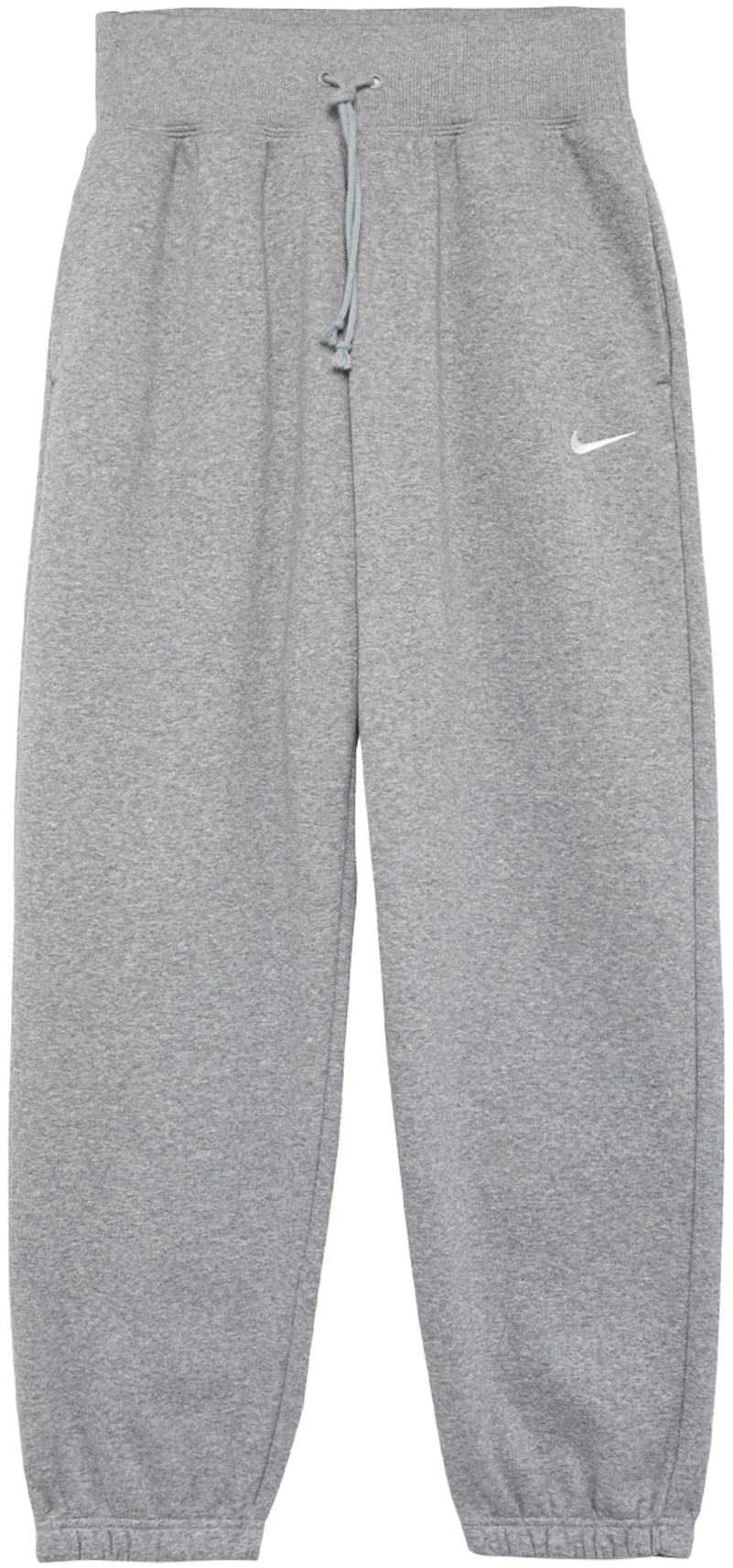 Nike Women's Phoenix Fleece High-Waisted Oversized Sweatpants Dark Grey  Heather/Sail - FW23 - US