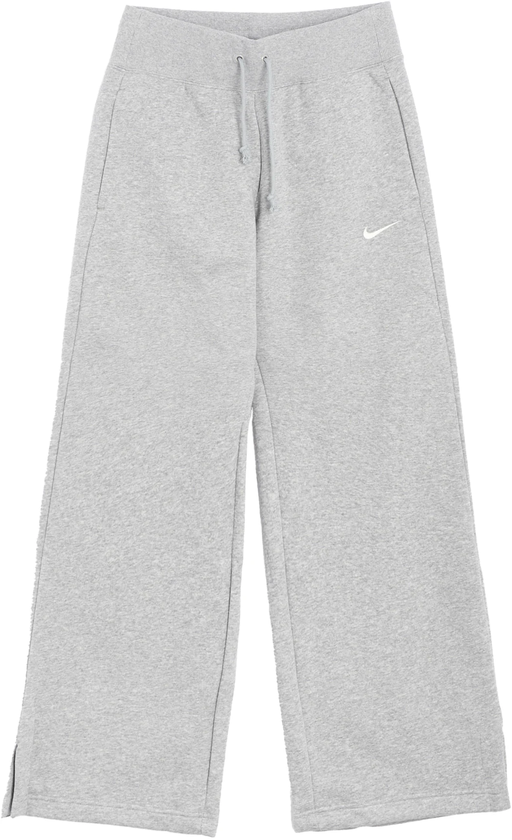 Nike Women's Phoenix Fleece High Waisted Wide Leg Sweatpants Dark Grey  Heather - FW23 - US