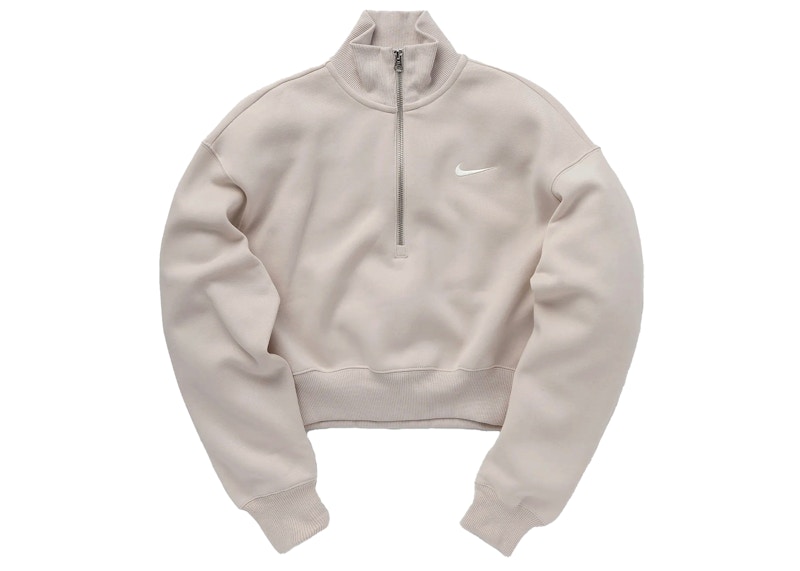 Nike Women's Phoenix Fleece Oversized 1/2-Zip Crop Fleece