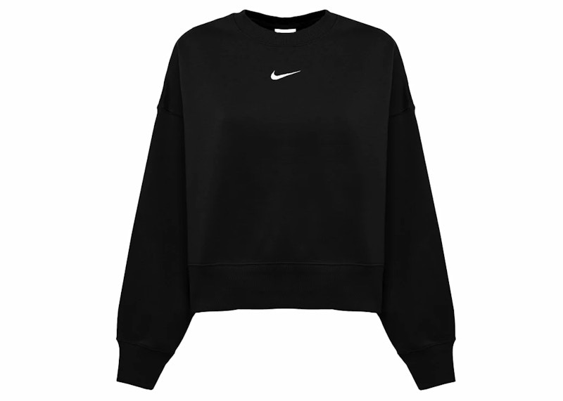 oversized black nike sweatshirt