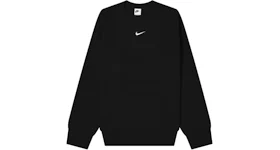 Nike Women's Phoenix Fleece Oversized Crewneck Sweatshirt Black