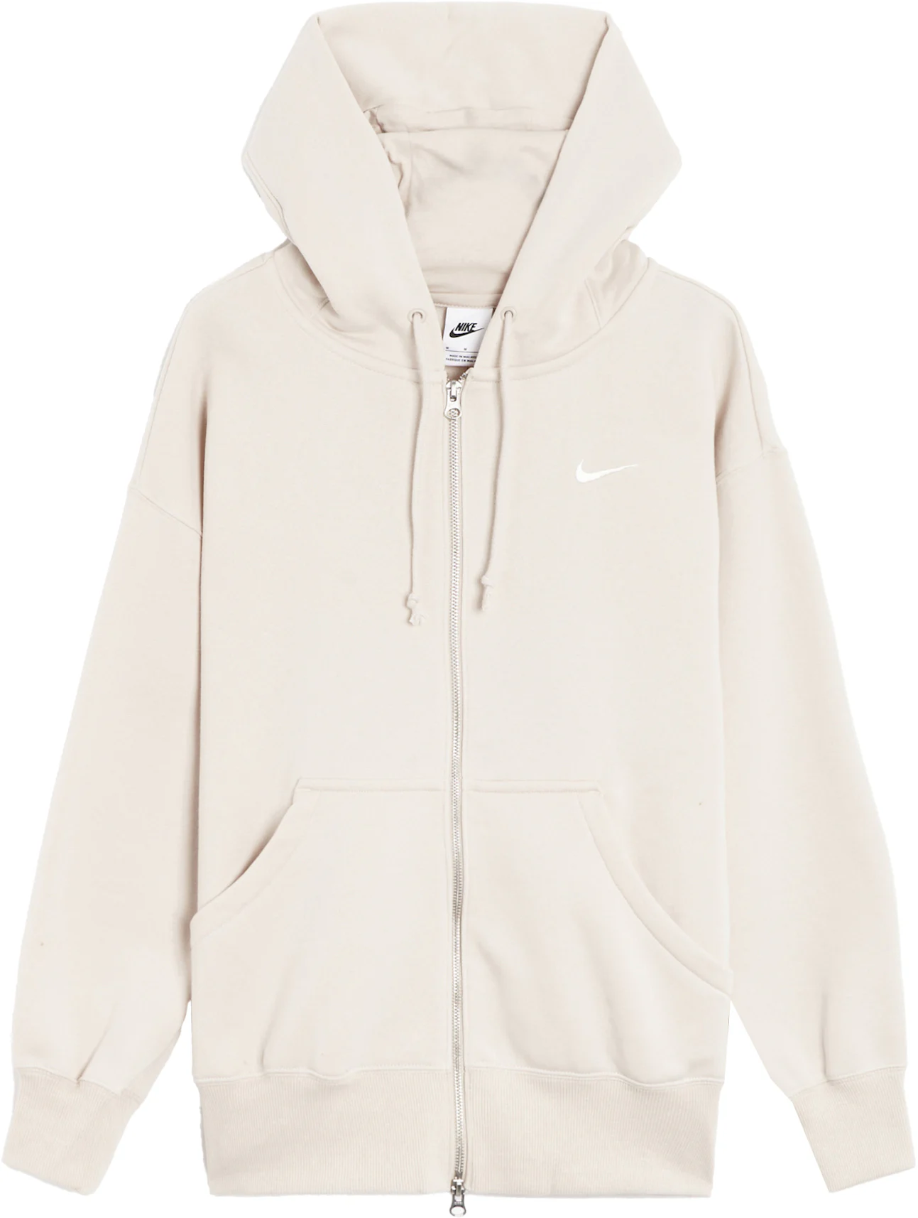 Nike Sportswear Phoenix Fleece Oversized Full-zip Hoodie In Pink