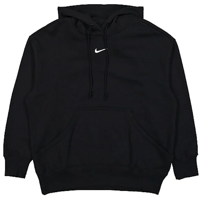 Nike Women's Phoenix Fleece Oversized Pullover Hoodie Black/Sail - FW23 - US