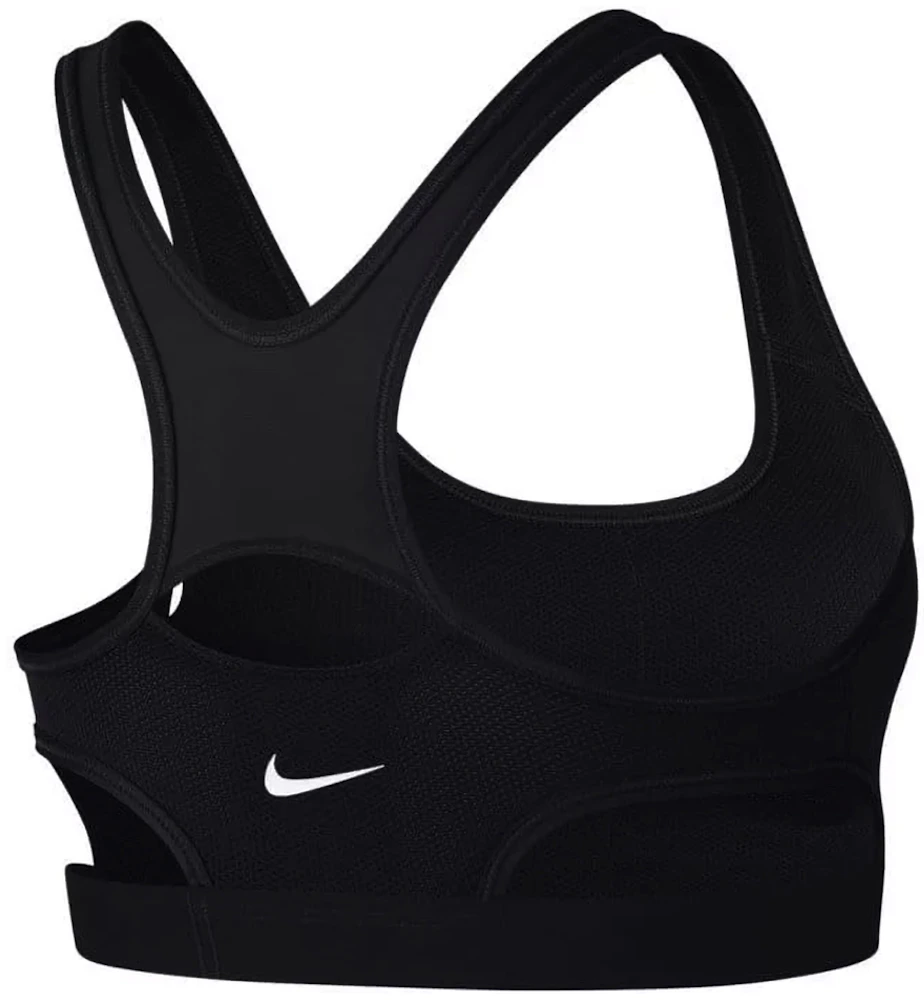 NWT Nike Pro Classic Padded Logo Women's Sports Bra Black/White 836418-010  XS