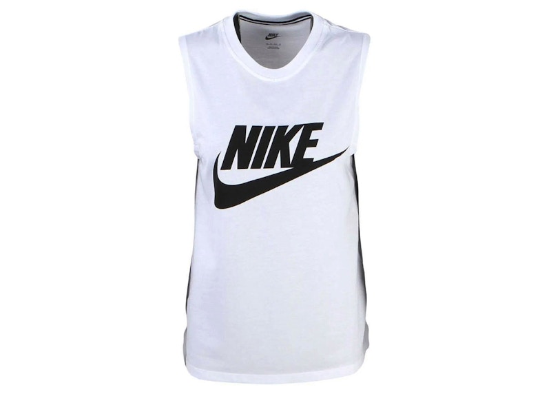 Pre-owned Nike Women's Signal Tank Top In White