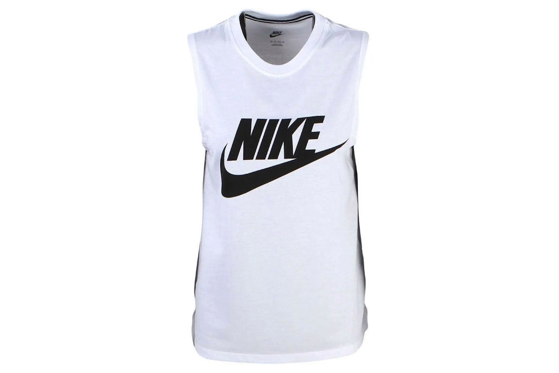 Pre-owned Nike Women's Signal Tank Top White