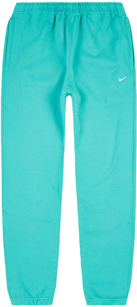 Nike Women's Solo Swoosh Fleece Trousers Washed Teal/White - SS22 - US