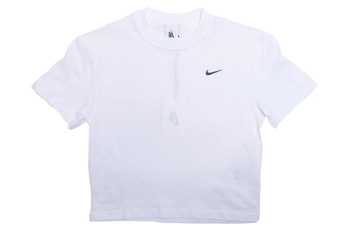 Pre-owned Nike Women's Solo Swoosh T-shirt White
