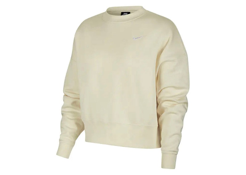 Nike women's sportswear best sale essential fleece crewneck sweatshirt