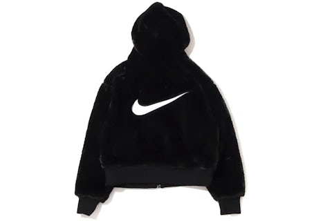Nike Womens Sportswear Essential Faux Fur Jacket (Asia Sizing