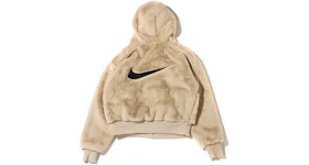 Nike Womens Sportswear Essential Faux Fur Jacket (Asia Sizing) Rattan