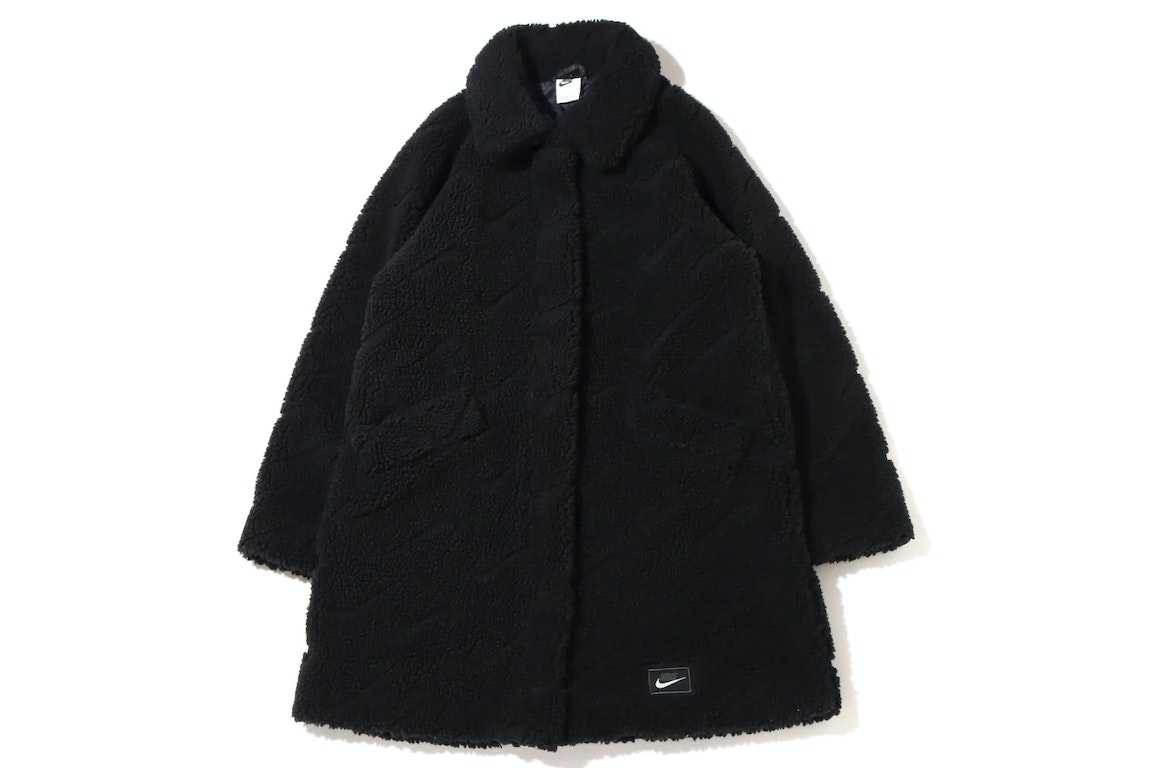 Pre-owned Nike Womens Sportswear Icon Clash Long Jacket (asia Sizing) Black
