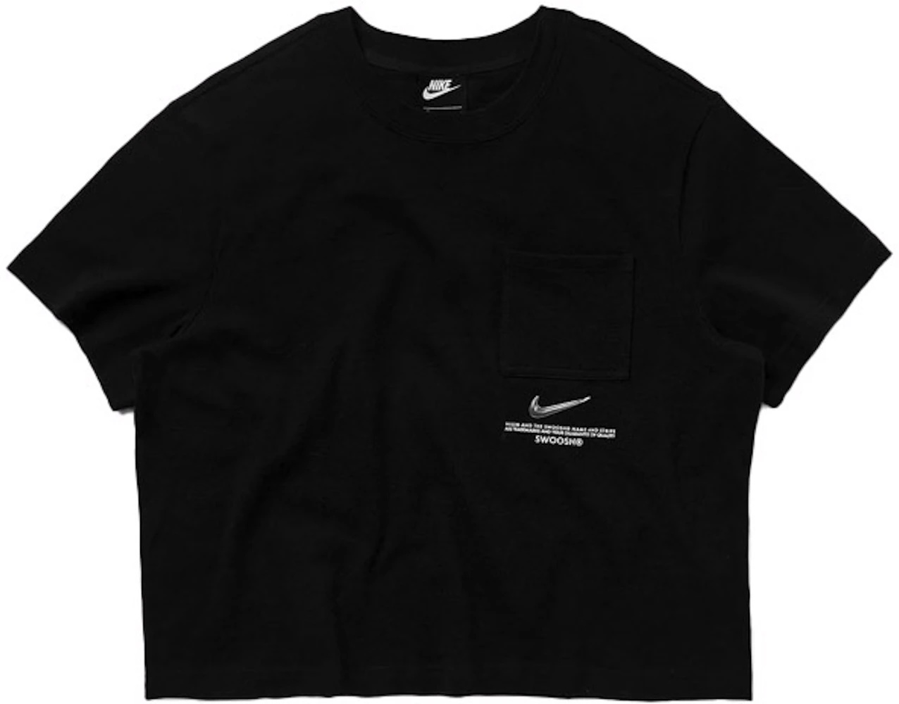Nike Women's Sportswear Swoosh T-shirt Black - FW23 - US