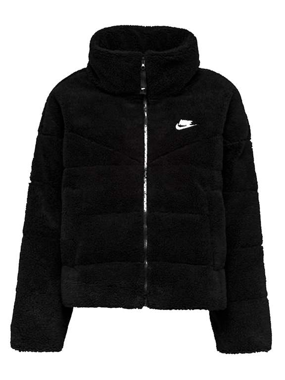 Pre-owned Nike Women's Sportswear Therma-fit City Series Down-fill Jacket Black/white