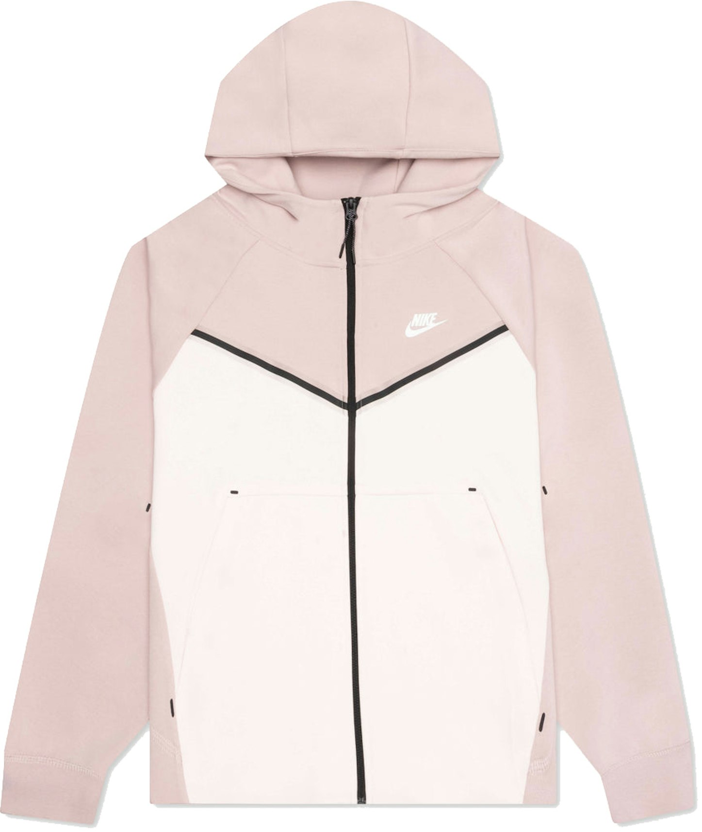 asesinato Humano reunirse Nike Women's Tech Fleece Windrunner Full Zip Hoodie Pink Oxford/Light Soft  Pink - US