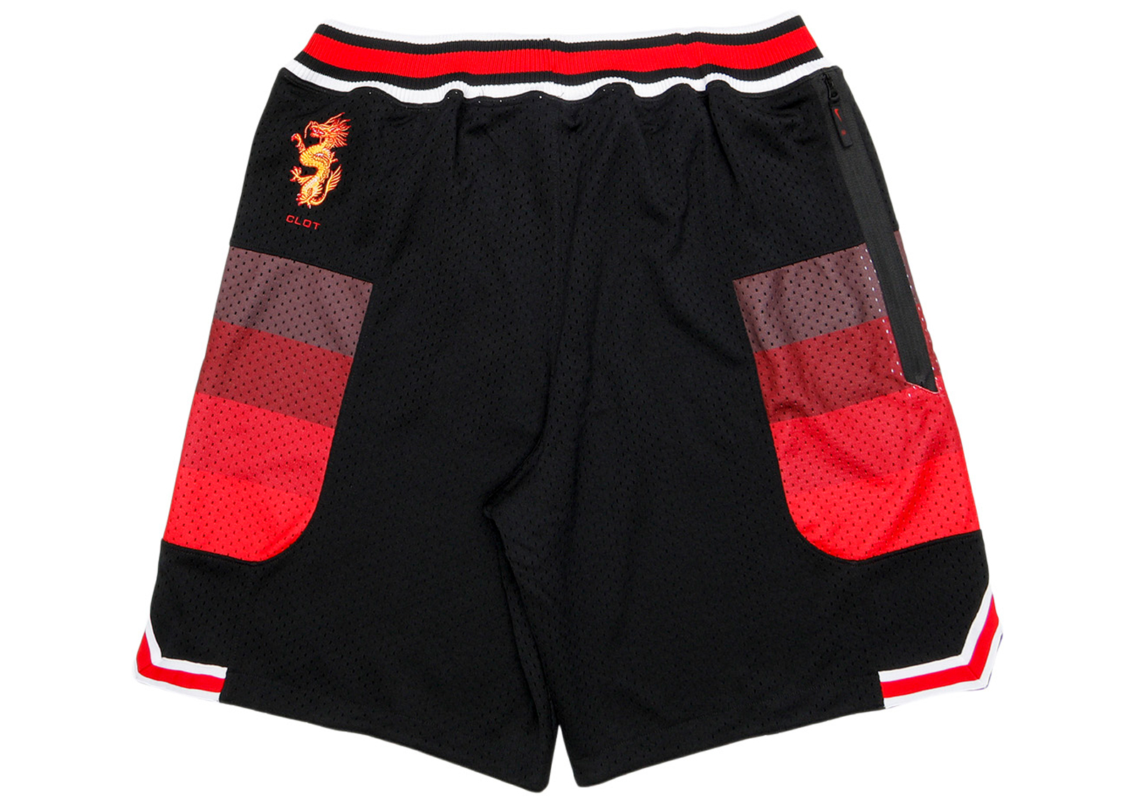 Nike X CLOT NRG GE Short Black/University Red/White Men's - US