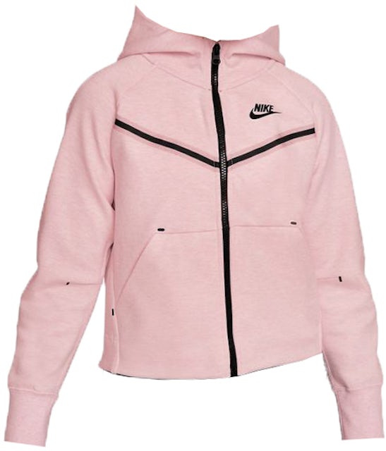 Nike Tech Fleece Tracksuit White Pink Black 