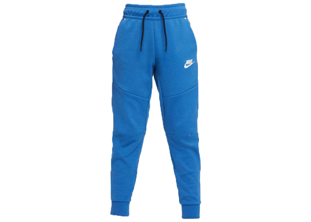 Pre-owned Nike Sportswear Kids' Tech Fleece Joggers Dark Marina Blue/light Bone