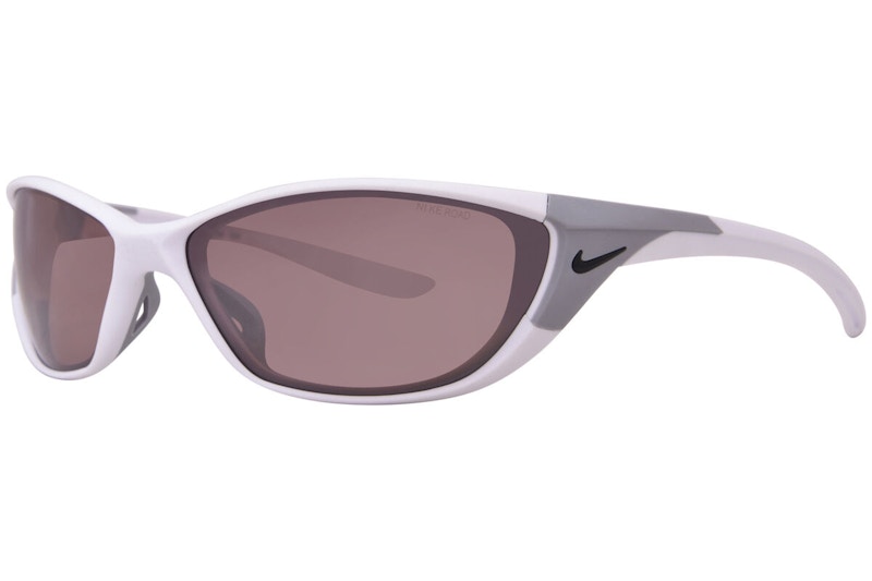 Pre-owned Nike Zone Sunglasses In Matte White/road (dz7357/100)