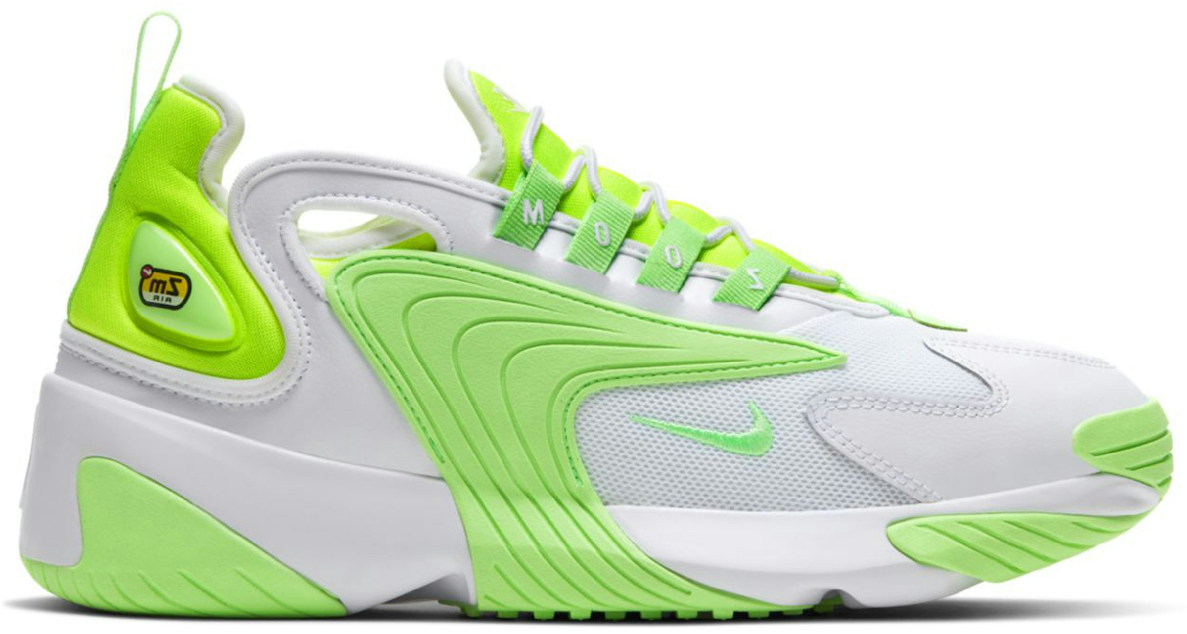Parcial Ocurrencia Llanura Nike Zoom 2K White Illusion Green (Women's) - CU2988-131 - US
