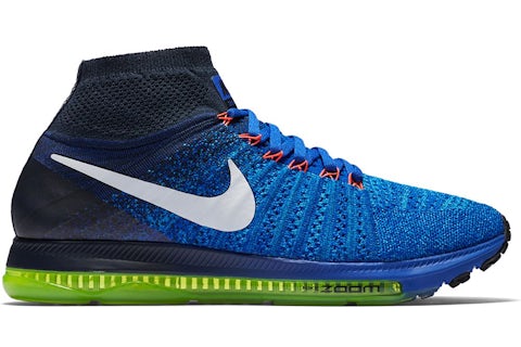 Nike men's zoom all out flyknit running shoes sales