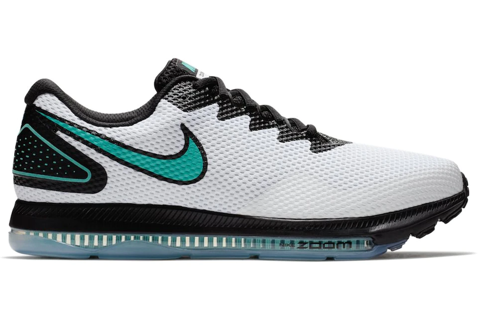 alley Traditional Surrey Nike Zoom All Out Low 2 White Clear Jade Black - AJ0035-101 - US