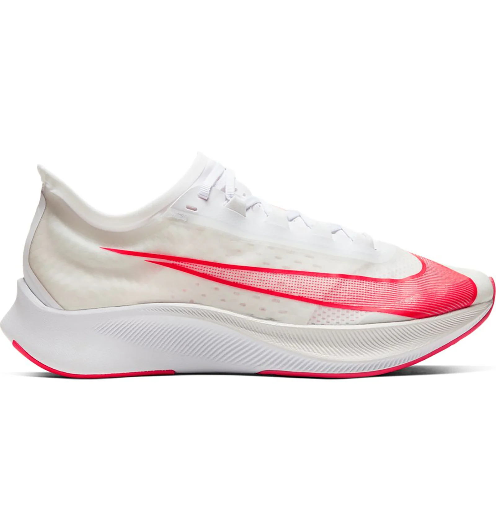 Nike Zoom Fly 3 White Laser Crimson Men s AT8240 101 US