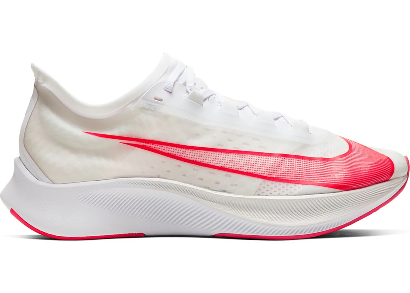 Nike Zoom Fly 3 White Laser Crimson