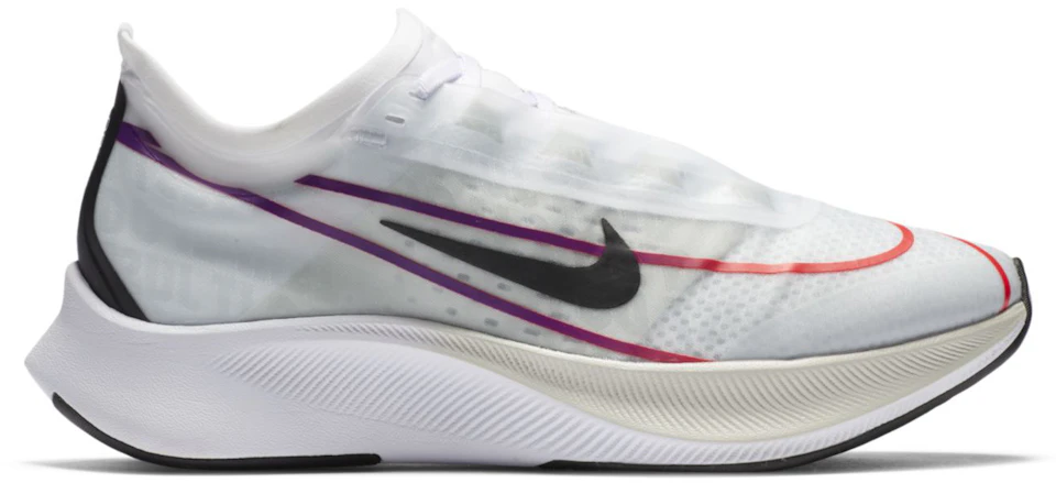 calificación tornillo perfil Nike Zoom Fly 3 White Violet Crimson (W) - AT8241-102 - US