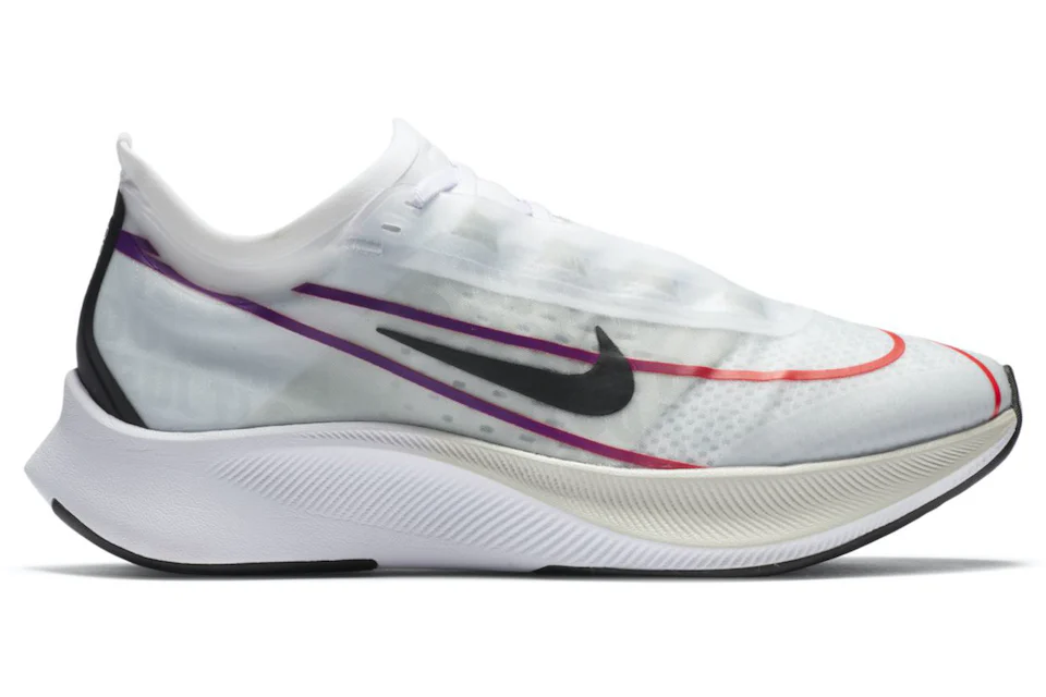 Nike Zoom Fly 3 White Violet Crimson (Women's)