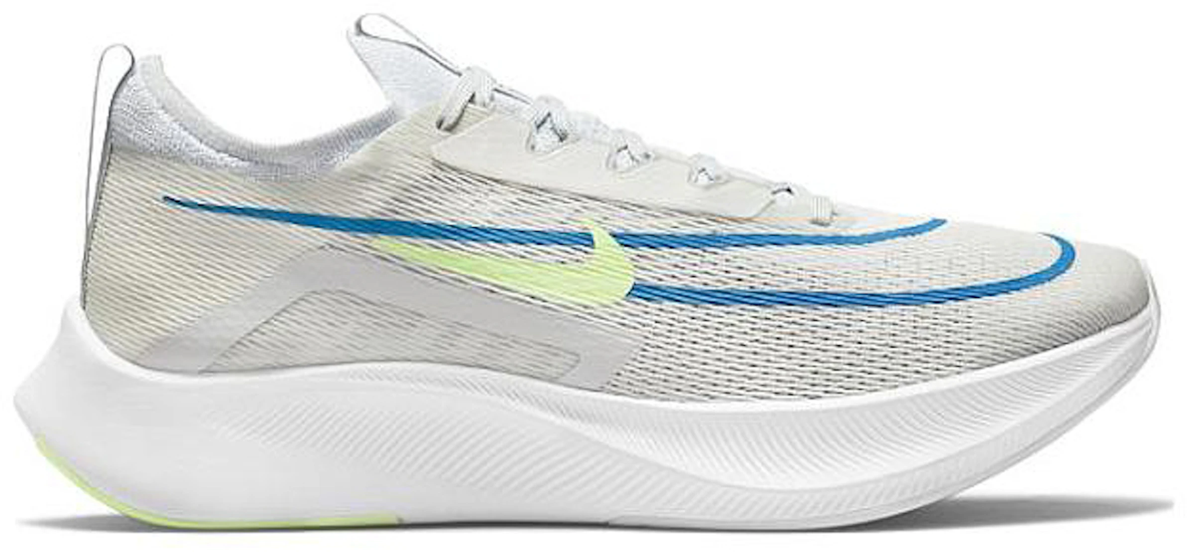 Nike Zoom Fly 4 White Blue Lime - CT2392-100 -