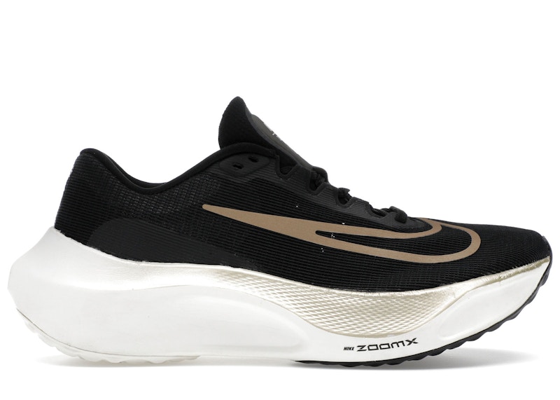 Nike Zoom Fly 5 Black Metallic Gold Grain Men's - DM8968-002