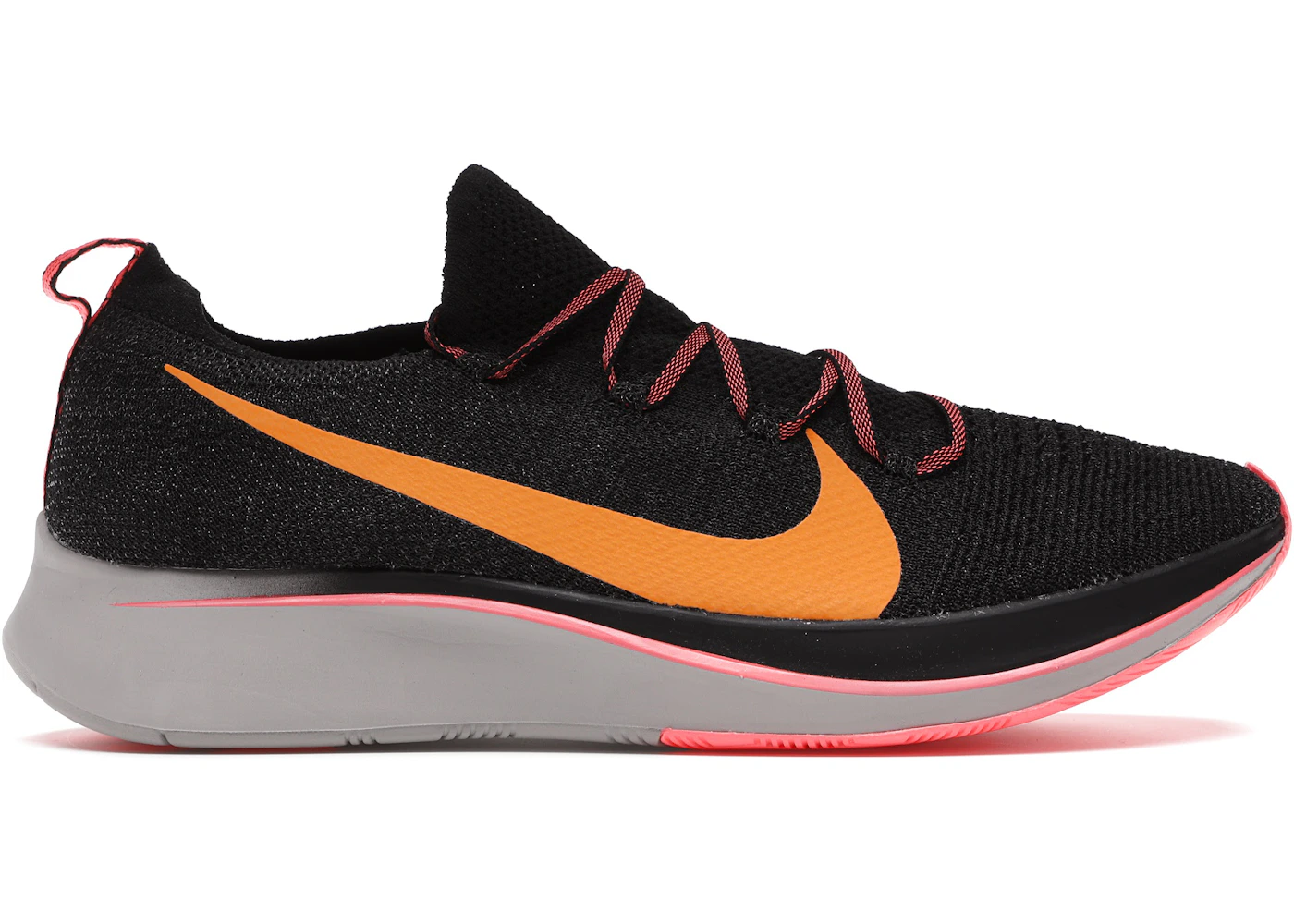 Nike zoom fly flyknit pure platinum bright crimson on sale