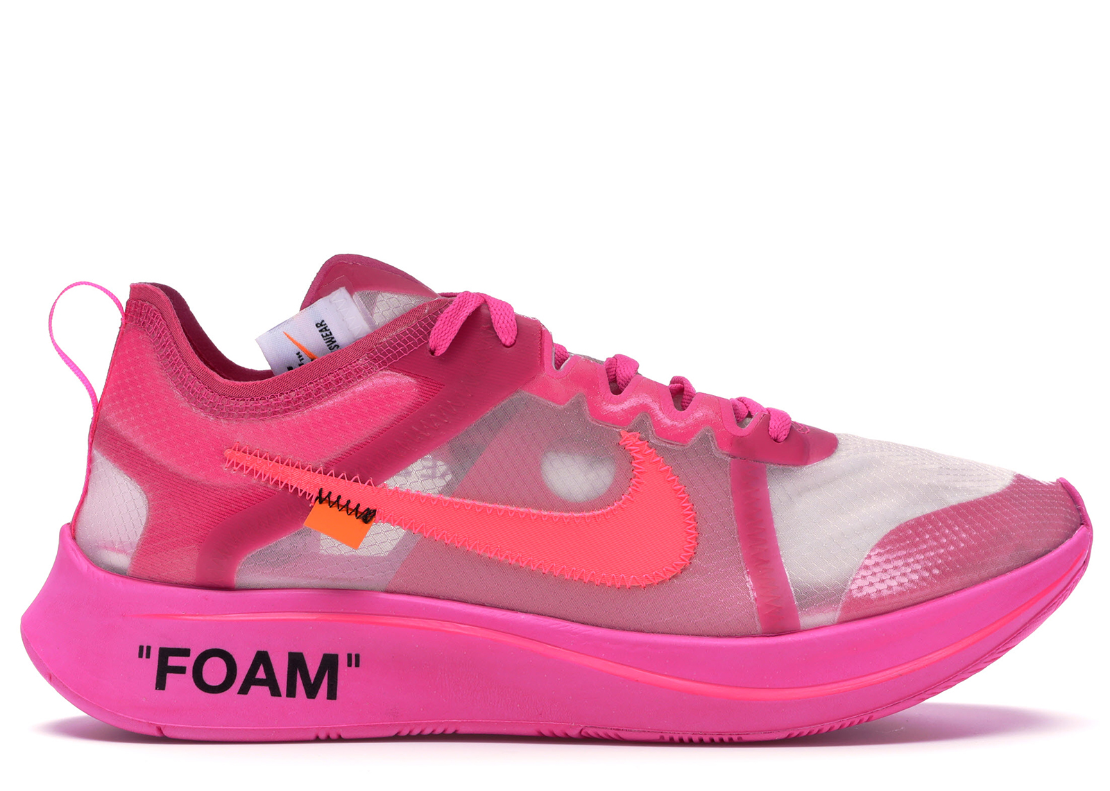 Nike Zoom Fly Off-White Pink Men's - AJ4588-600 - US