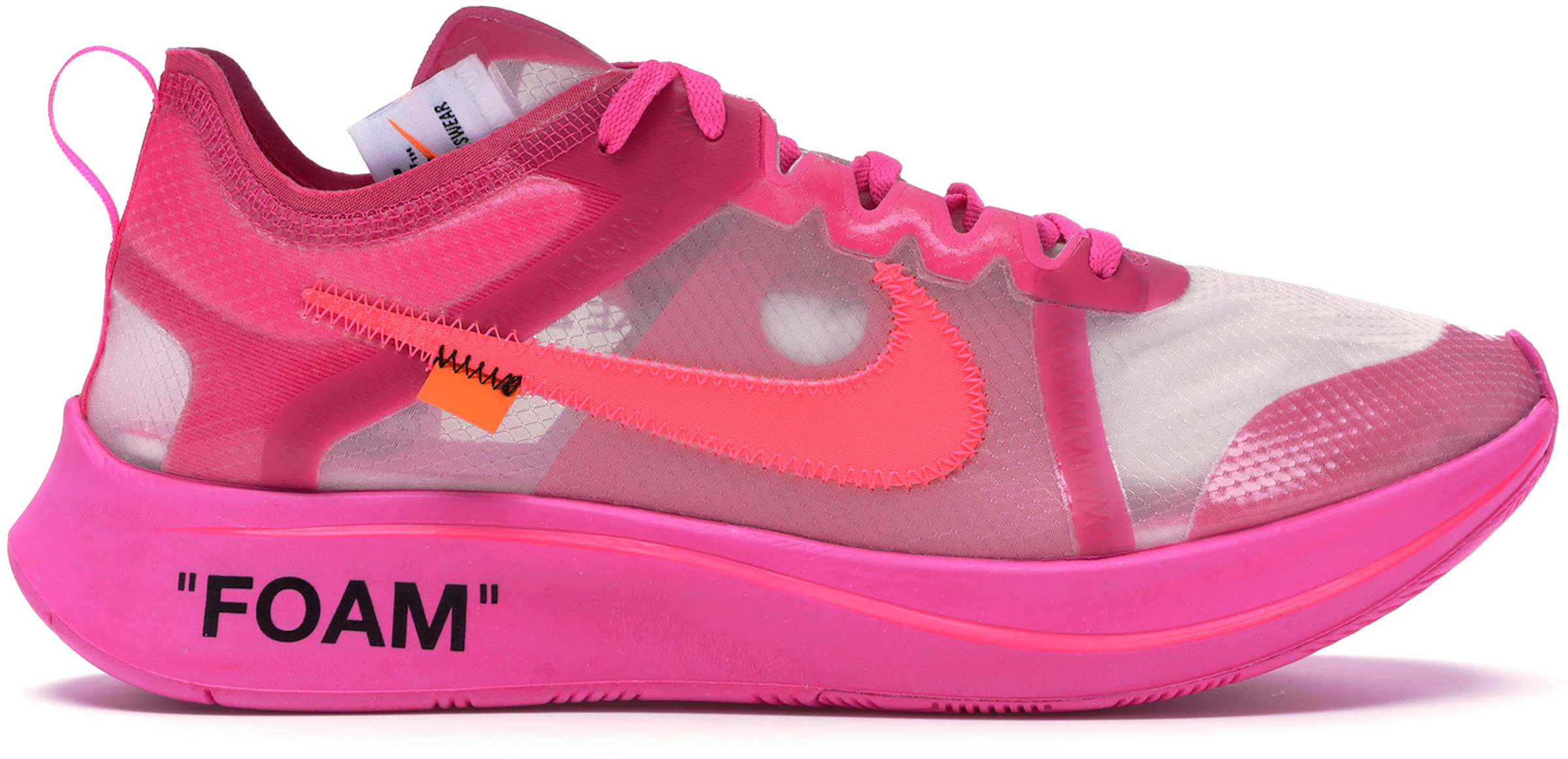 Nike Zoom Fly Off-White Pink - - ES