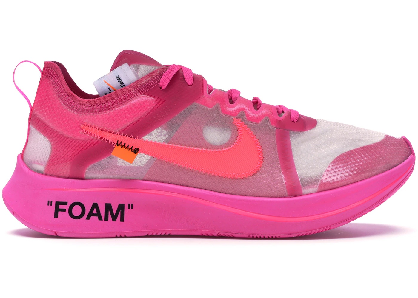 Nike Collab Off White Nike Shoes Men Nike Zoom Fly Off-White Pink