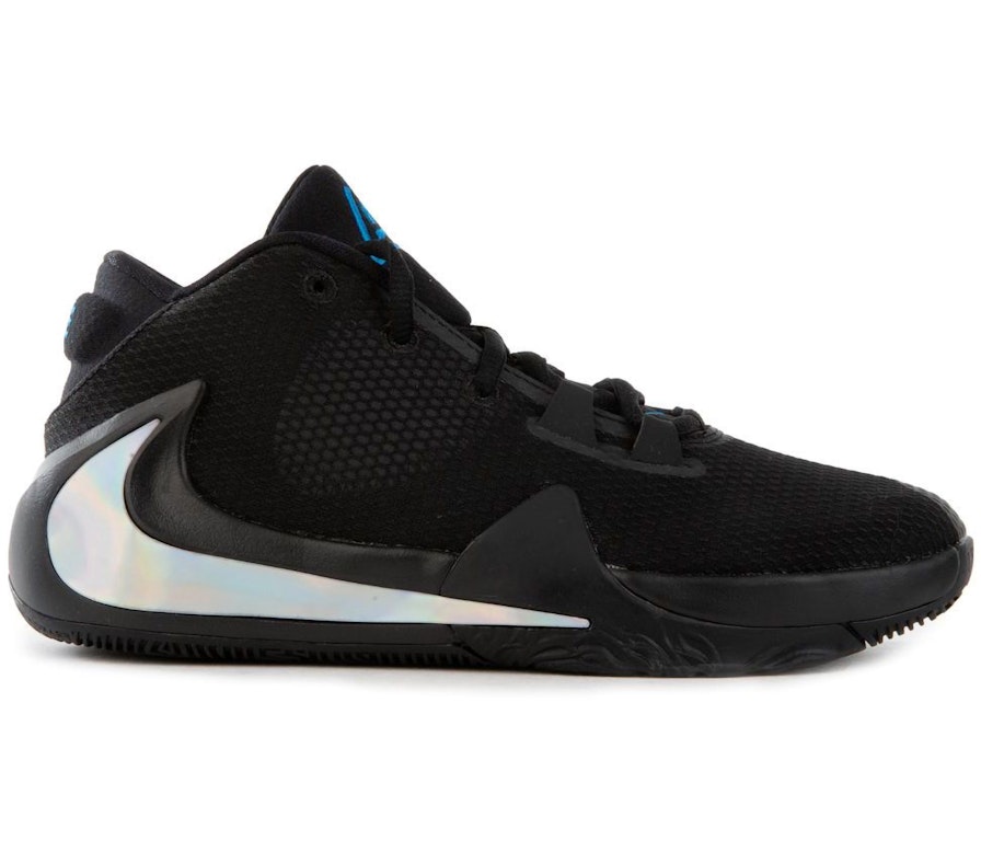 Pre-owned Nike Zoom Freak 1 Black Multi Photo Blue (gs) In Black/multi-color-photo Blue