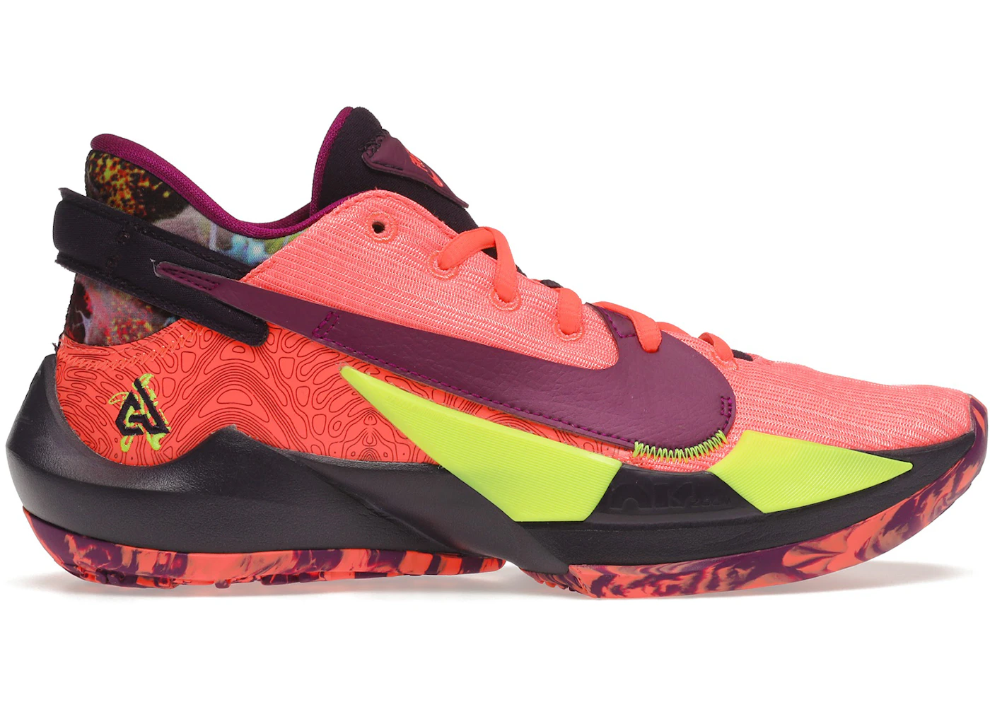 Basketball Shoes Zoom Freak By You Nike Zoom Freak Bright