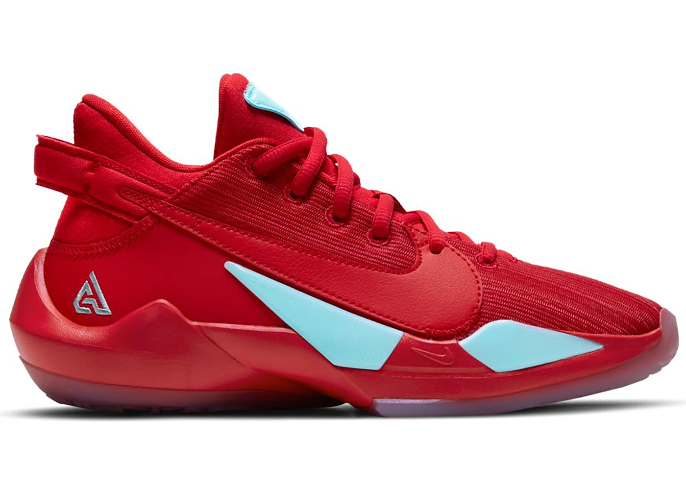 Nike Zoom Freak 2 University Red Glacier Ice (GS) Kids' - CN8574-605 - US