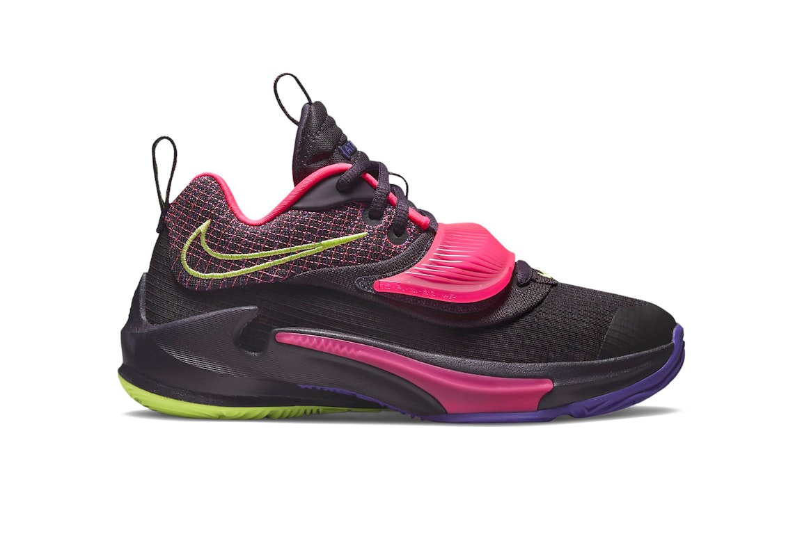 Pre-owned Nike Zoom Freak 3 Cave Purple (gs) In Cave Purple/pink Blast/fierce Purple