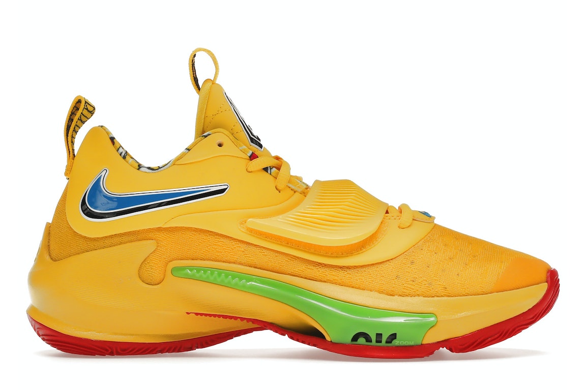 Pre-owned Nike Zoom Freak 3 Nrg Uno Yellow In Yellow/green/blue
