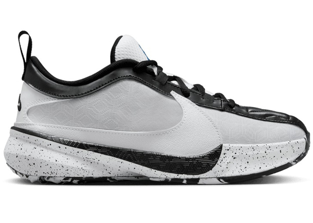 Pre-owned Nike Zoom Freak 5 Oreo (gs) In White/black/photo Blue