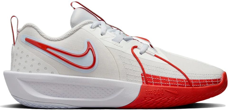Nike Zoom GT Cut 3 White Picante Red (PS) Kids' - FD7034-101 - GB