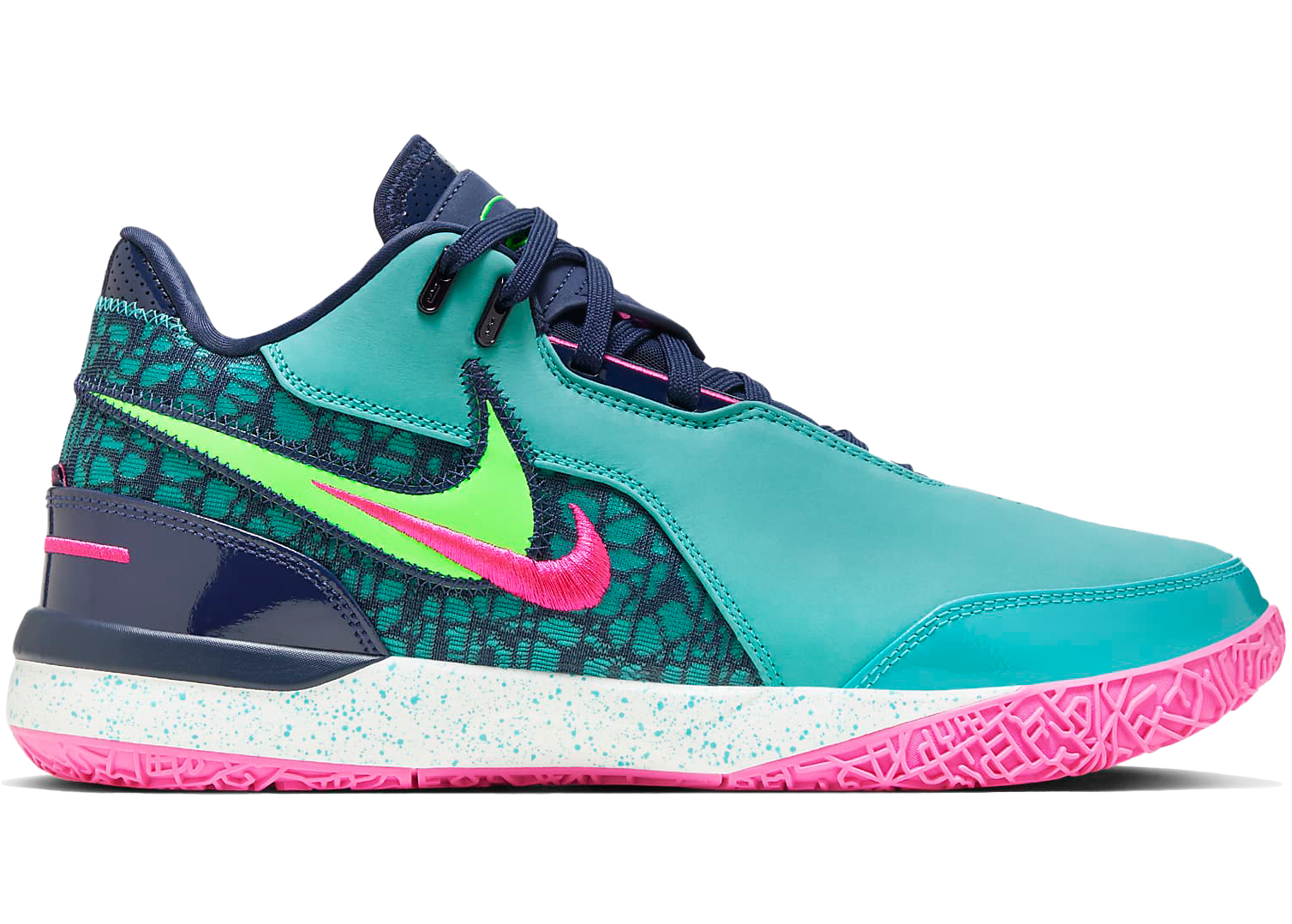 Nike Zoom LeBron NXXT Gen AMPD EP South Beach (Solid Outsole ...