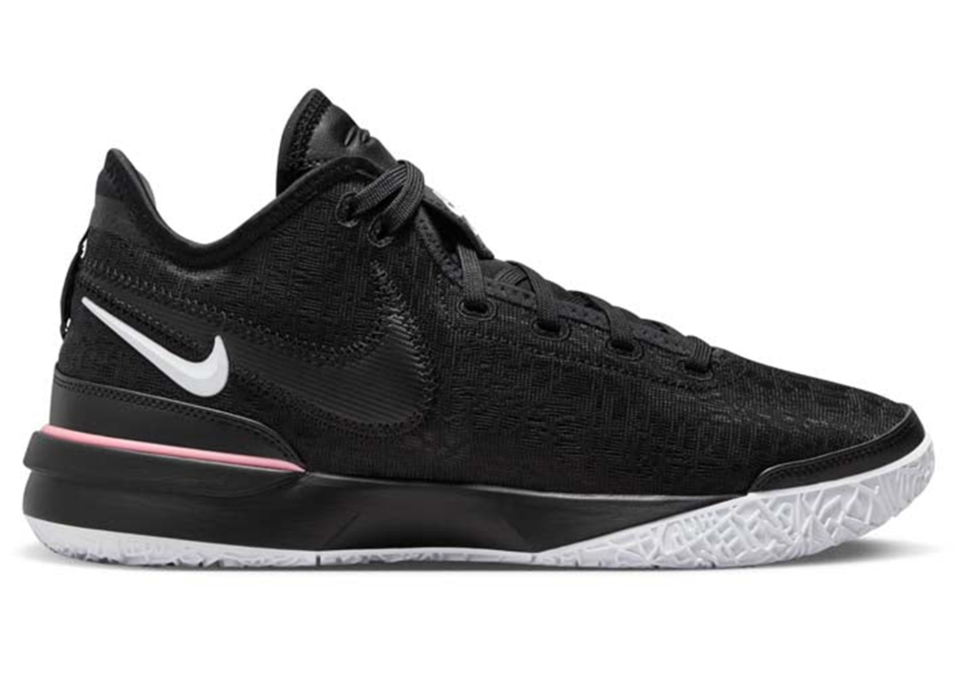 Nike Zoom LeBron NXXT Gen Black White Medium Soft Pink Men's 