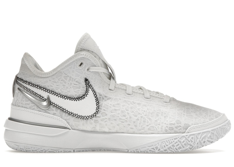 Nike Zoom LeBron NXXT Gen White Metallic Silver Men's - DR8784-101