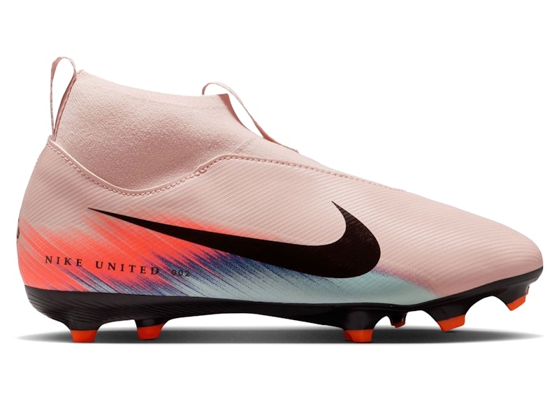 Pre-owned Nike Zoom Mercurial Superfly 10 Academy Fg/mg United 002 Pack Sneakers In Silt Red/racer Blue