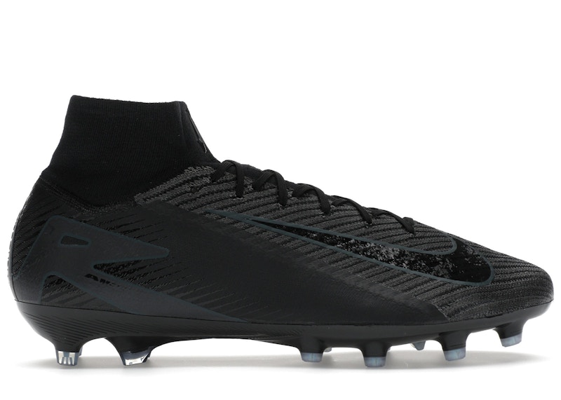 Pre-owned Nike Men's Zoom Mercurial Superfly 10 Elite Ag Shadow Pack Sneakers In Black/deep Jungle