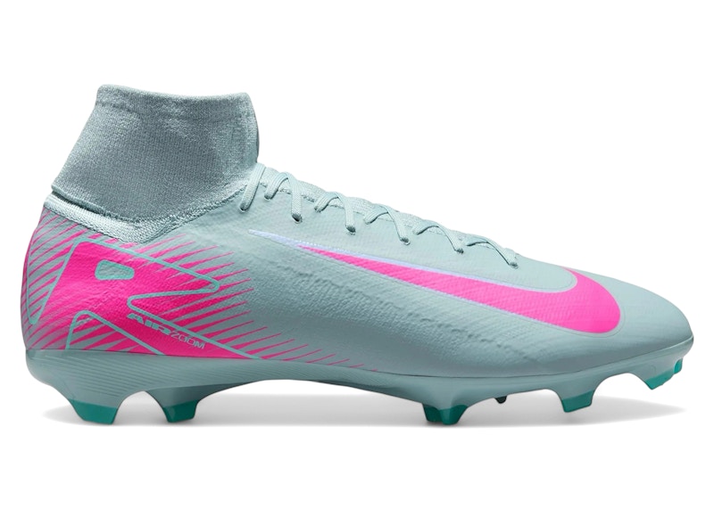 Pre-owned Nike Men's Zoom Mercurial Superfly 10 Pro Fg Prism Pack Sneakers In Ocean Cube/pink Blast